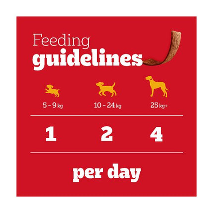PEDIGREE Schmackos Dog Treats with Poultry 20 Sticks