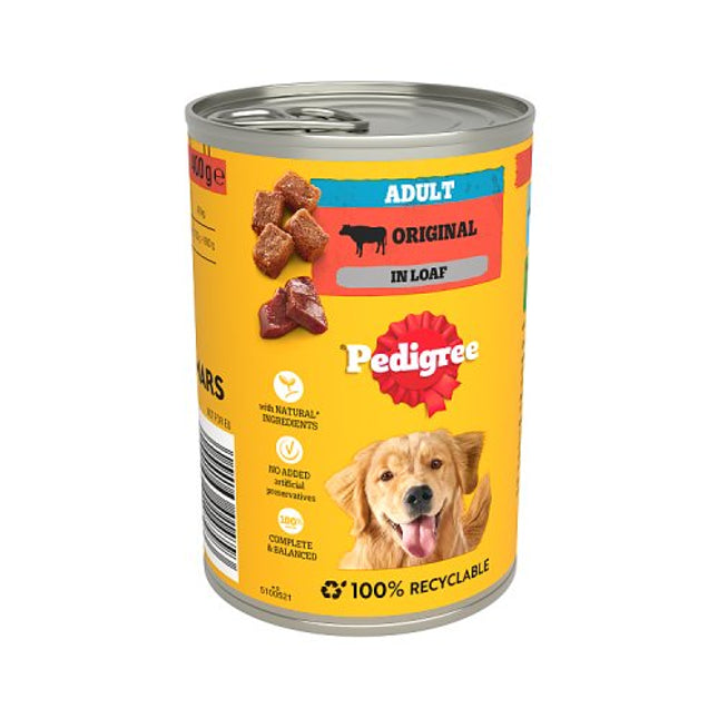 PEDIGREE Dog Tin Original in Loaf 400g