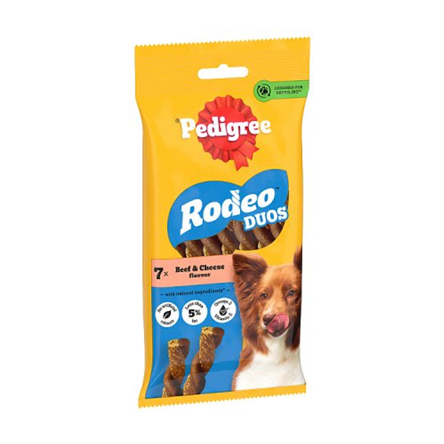 PEDIGREE Rodeo Duos Dog Treats with Beef & Cheese