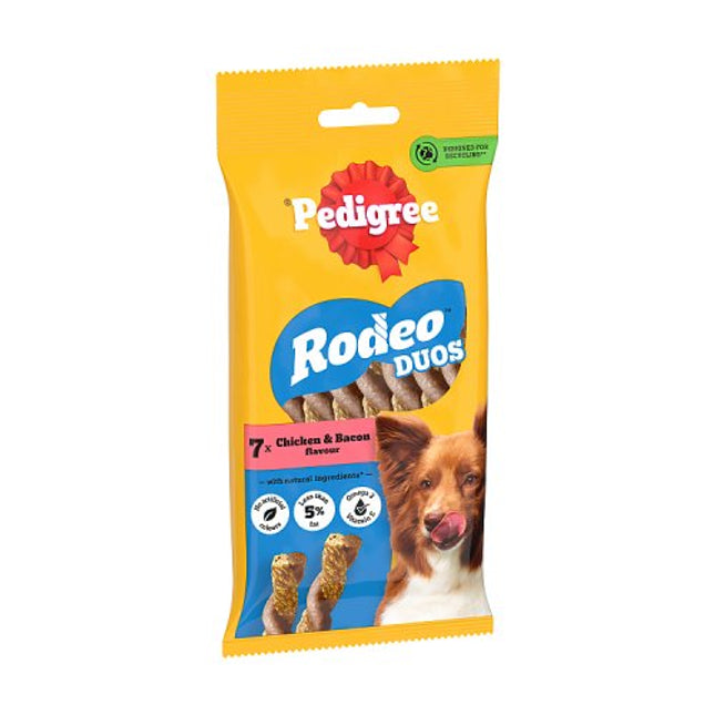 PEDIGREE Rodeo Duos Dog Treats Chicken & Bacon