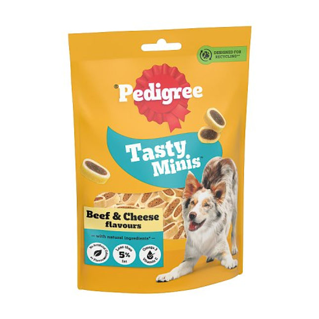PEDIGREE Dog Treats Cheesy Nibbles Beef 140g