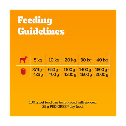 PEDIGREE Dog Tin with Beef in Gravy 400g