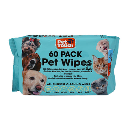 60PK Pet Wipe