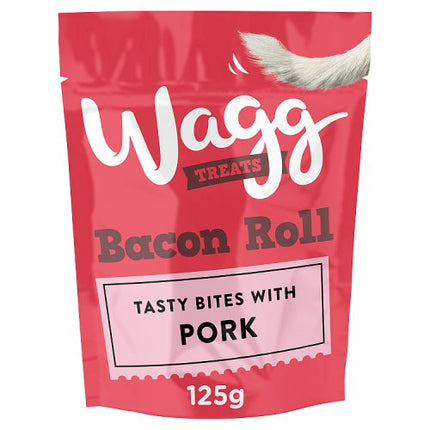 Wagg Treats Bacon Roll 125g