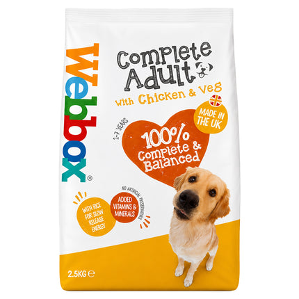 Webbox Dog Food- Chicken & Vegetables 2.5kg