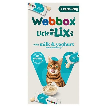 Webbox Lick-E-Lix Milk & Yoghurt 7x10g
