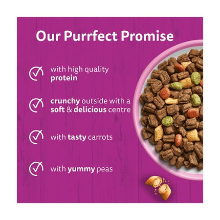 Whiskas Adult Cat Dry Food with Salmon 1+ 1.9kg