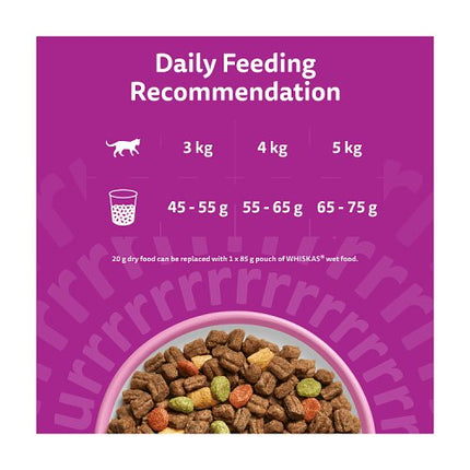 Whiskas Adult Cat Dry Food with Salmon 1+ 1.9kg