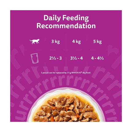 WHISKAS 1+ Pouches Aromatic Fusion in Gravy 40x85g