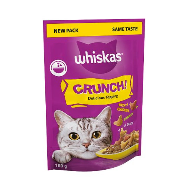 WHISKAS Crunch Cat Treats 100g