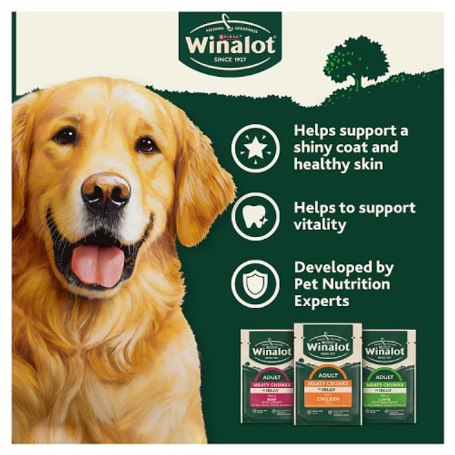 Winalot Meaty Chunks Mixed in Jelly Wet Dog Food 12x100g £4.49