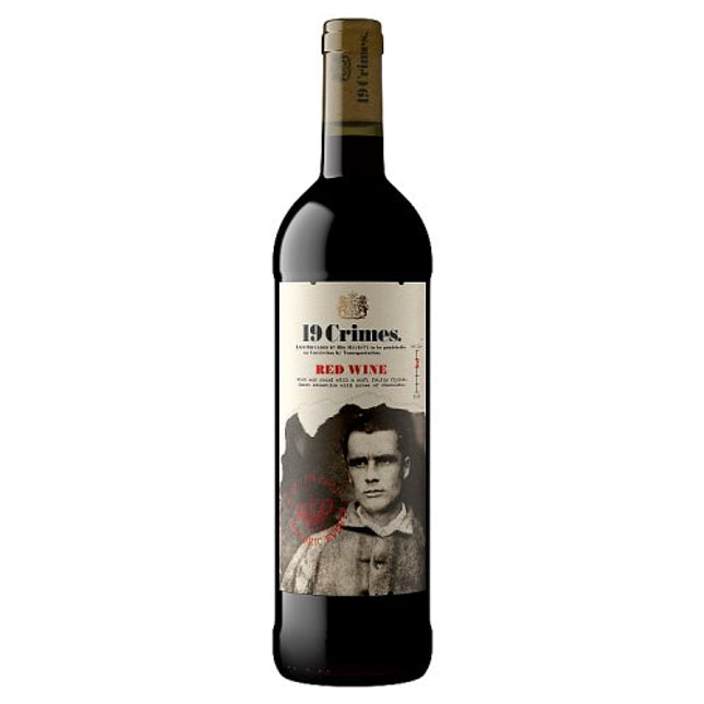 19 Crimes Red Wine 75cl bottle