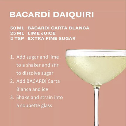 Bacardi Carta Blanca White Rum 35cl £9.49