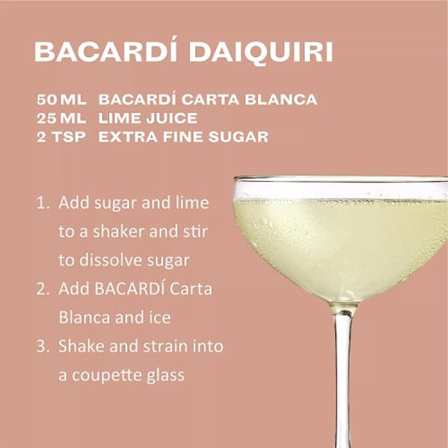 Bacardi Carta Blanca White Rum 35cl £9.49