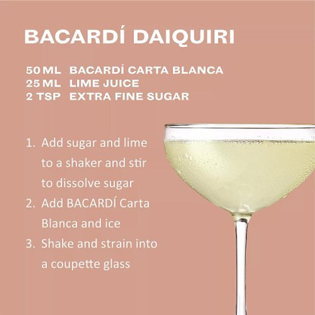 Bacardi Carta Blanca White Rum 70cl