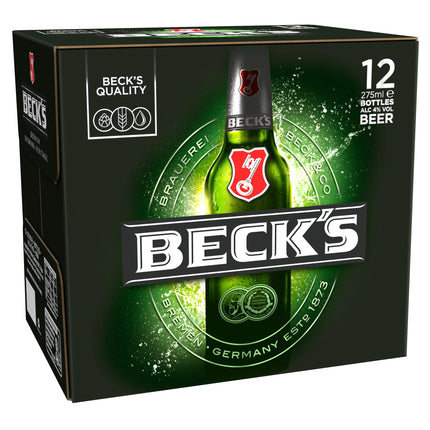 Becks Beer 12 x 275ml Bottle