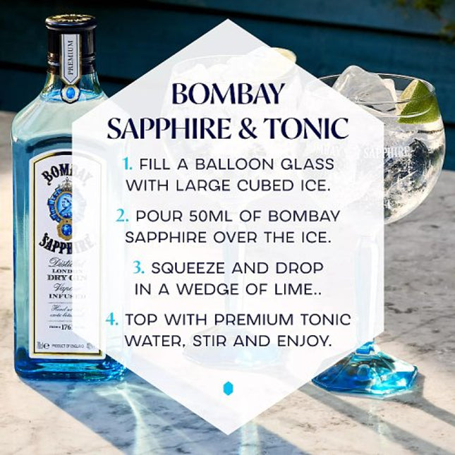 Bombay Sapphire Gin 50cl