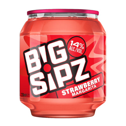 Big Sipz Strawberry Margarita 200ml