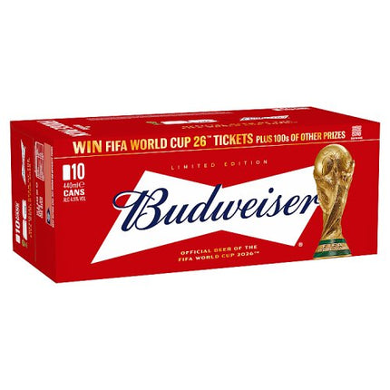 Budweiser Beer Can 10 x 440ml