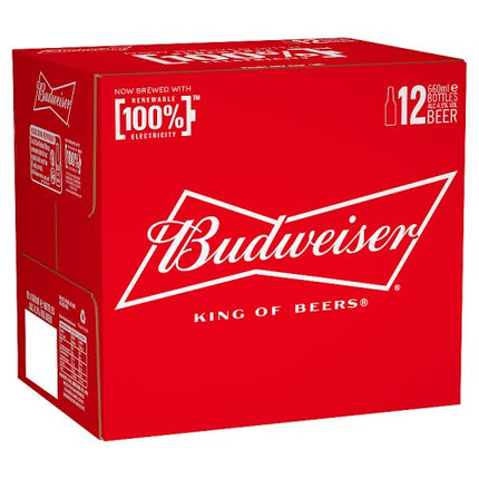 Budweiser Beer Bottle 660ml