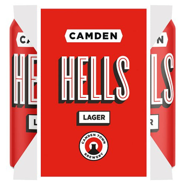 Camden Hells Lager 440ml Cans 4 pack