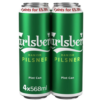 Carlsberg Pint Can 4 x 568ml £5.99