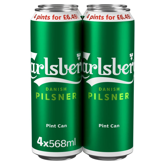 Carlsberg 568ml Cans 4 pack