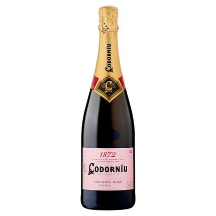 Codorniu 1872 Cava Organic Rose 75cl bottle