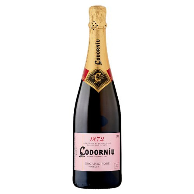 Codorniu 1872 Cava Organic Rose 75cl bottle