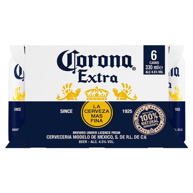 Corona Extra 330ml Can 6 pack