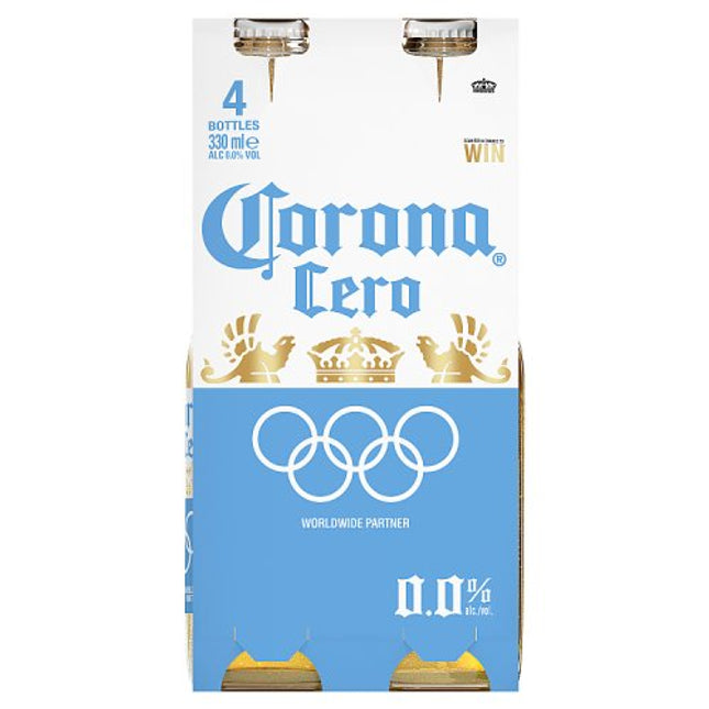 Corona Cero 330ml Bottle 4 pack