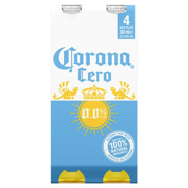 Corona Cero 330ml Bottle 4 pack