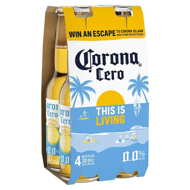 Corona Cero Bottle 4 x 330ml pack