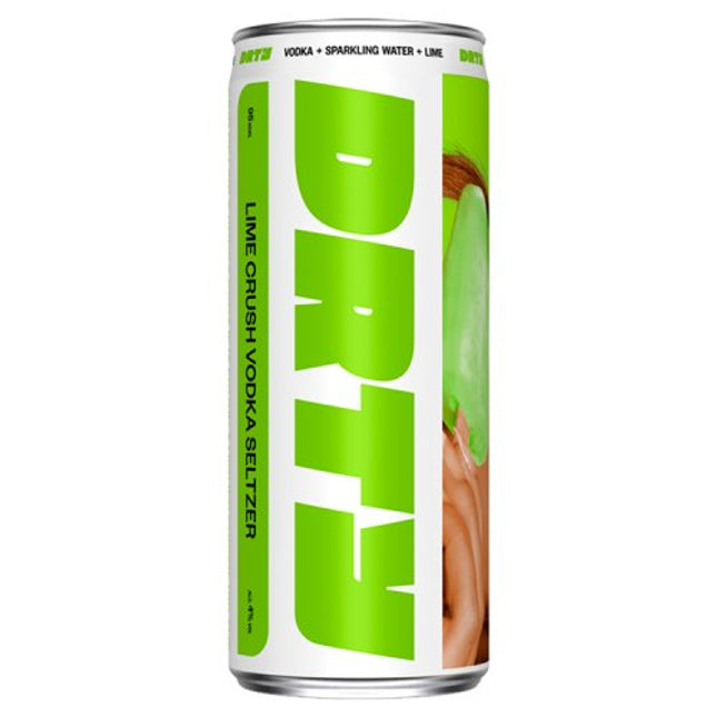 Drty Lime Crush Vodka Seltzer Rtd Can 330ml bottle