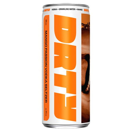 DRTY Mango Passion Vodka Seltzer Ready to Drink  330ml Can