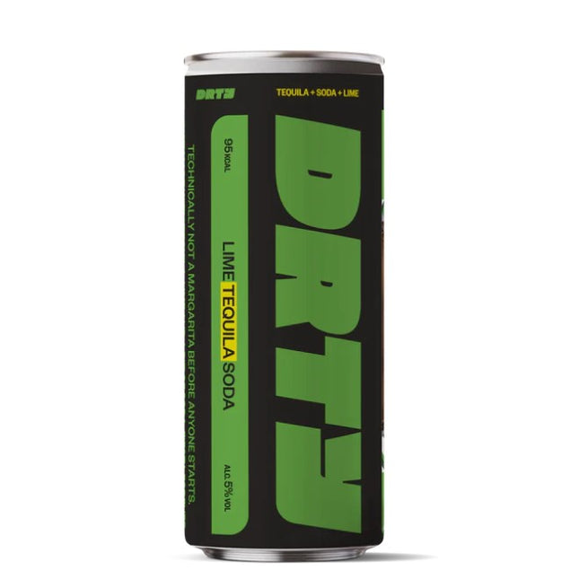 DRTY Tequila Lime Soda Can 250ml