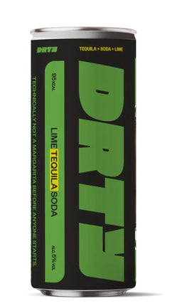 DRTY Tequila Lime Soda 250ml