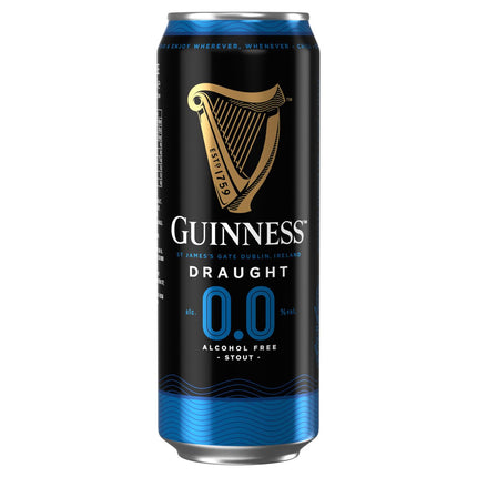 Guinness Draught 0.0% Alcohol Free Beer Can 4 x 440ml £5.99