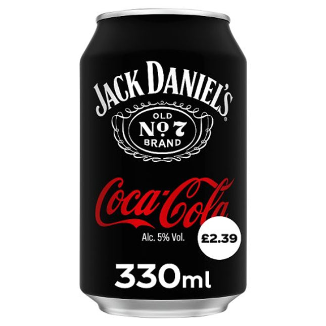 Jack Daniel's & Coca Cola Can 330ml