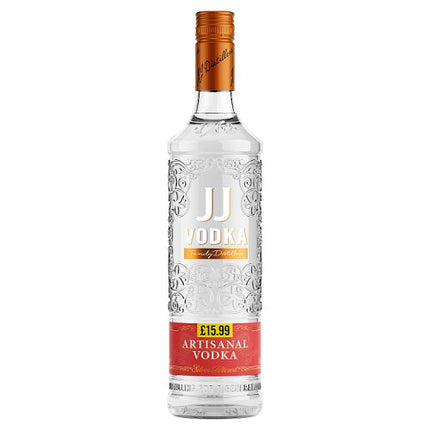JJ Whitley Artisanal Vodka 70cl