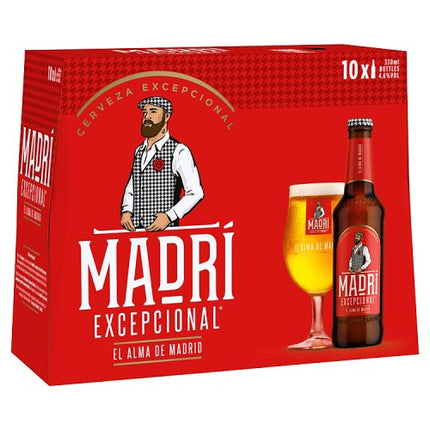 Madri Excepcional Lager 10 x 330ml