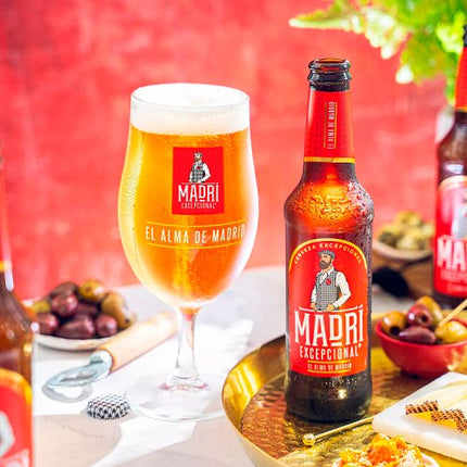 Madri Excepcional Lager 4x330ml Bottles