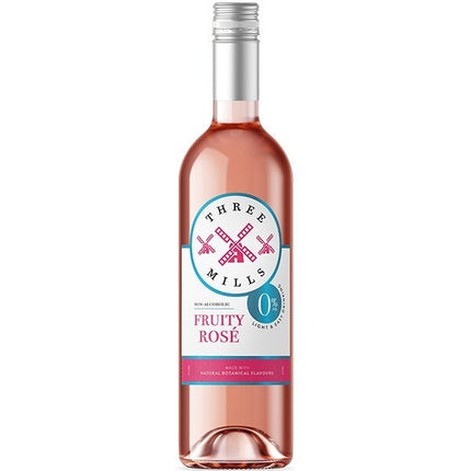 Three Mills Alcohol Free 0% Fruity Rosé 75cl