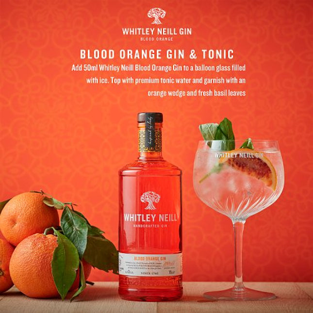 Whitley Neill Blood Orange Gin 70cl