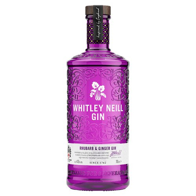 Whitley Neill Handcrafted Rhubarb & Ginger Gin 70cl