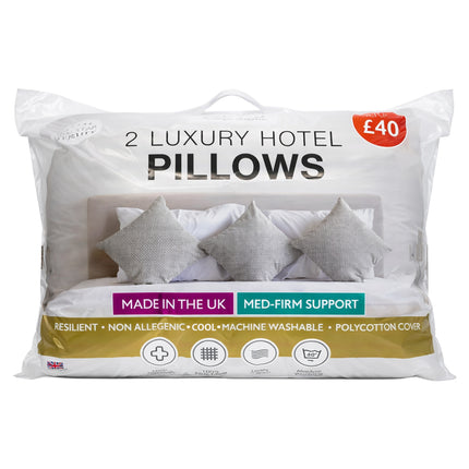 Luxury Hotel Pillow Pair