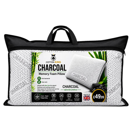 Memory Foam Pillow - Charcoal