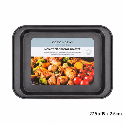 SMALL RECTANGLE ROASTER 27.5X19X2.5CM