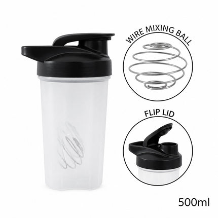 SHAKER DRINKING BOTTLE 500ML