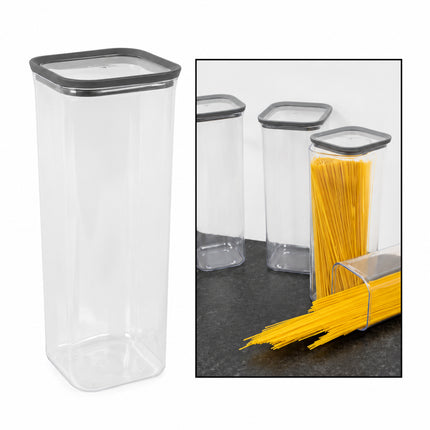 SQUARE PS FOOD CONTAINER 2.2L
